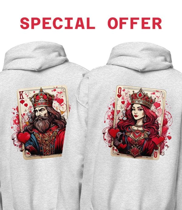 The Royal Couple Hoodies